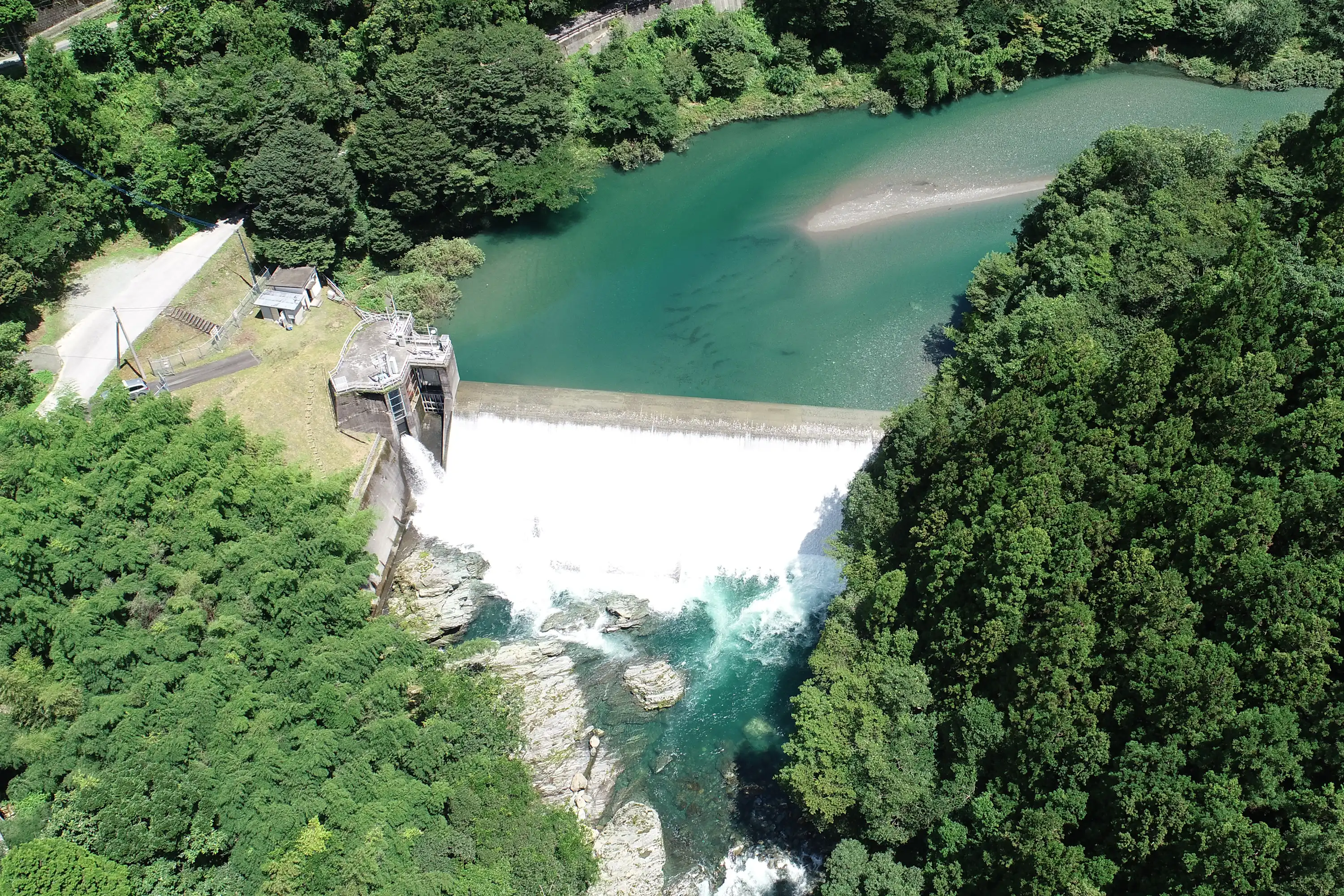 汗見取水ダム(高知県)