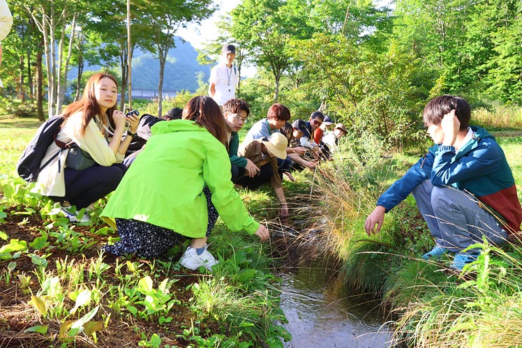 早朝の澄んだ空気を吸い込み、「エコパーク」をゆっくりと探索しました。