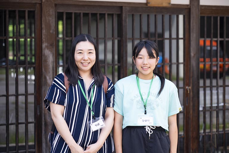 「ちば」さん&「ひまり」さん親子