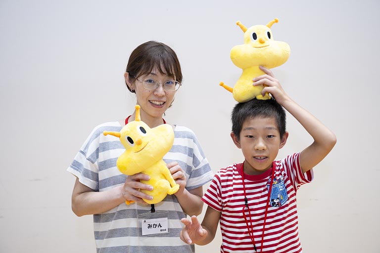 「みかん」さん&「りんご」さん親子