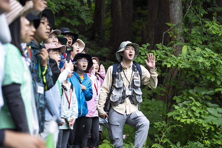 思いっきり大きな声で「ヤッホー！！」