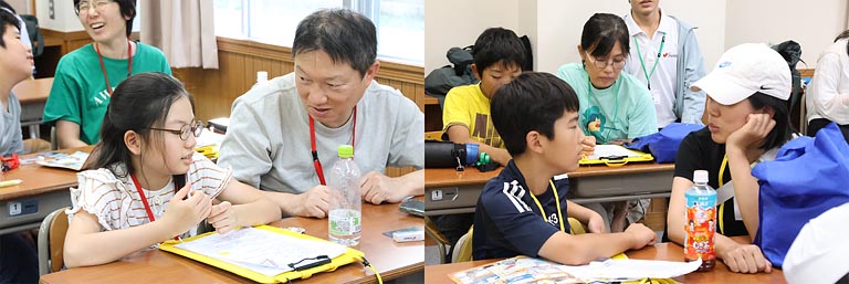 「電気料金はなぜ値上がりするの?」「エネルギー効率って何?」親子から次々と質問が飛び交い、熱心にメモを取る姿が見られました