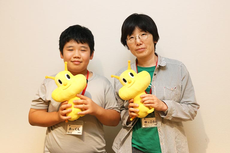 「ゆっこさん」＆「あっくん」親子