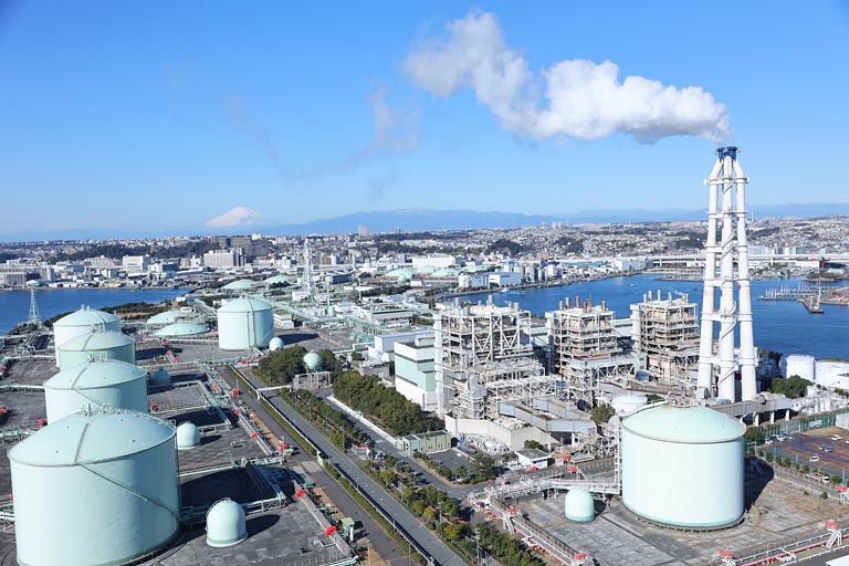 見学当日はとても天気に恵まれて富士山がはっきりと見えました