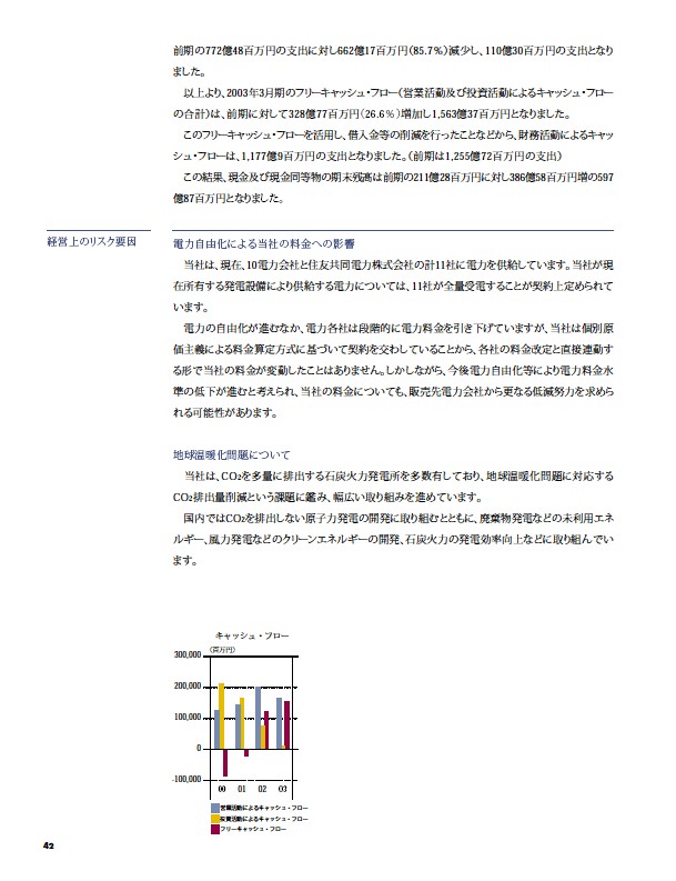 2003年版アニュアルレポート P43