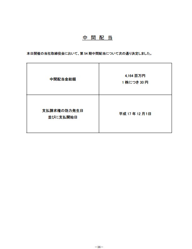 平成18年3月期 中間決算要旨 P38