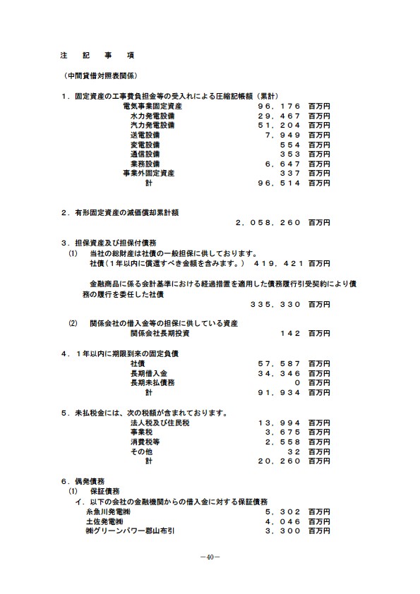 平成18年3月期 中間決算要旨 P42