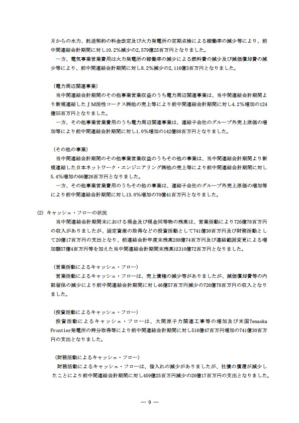 平成18年度　半期報告書 P12