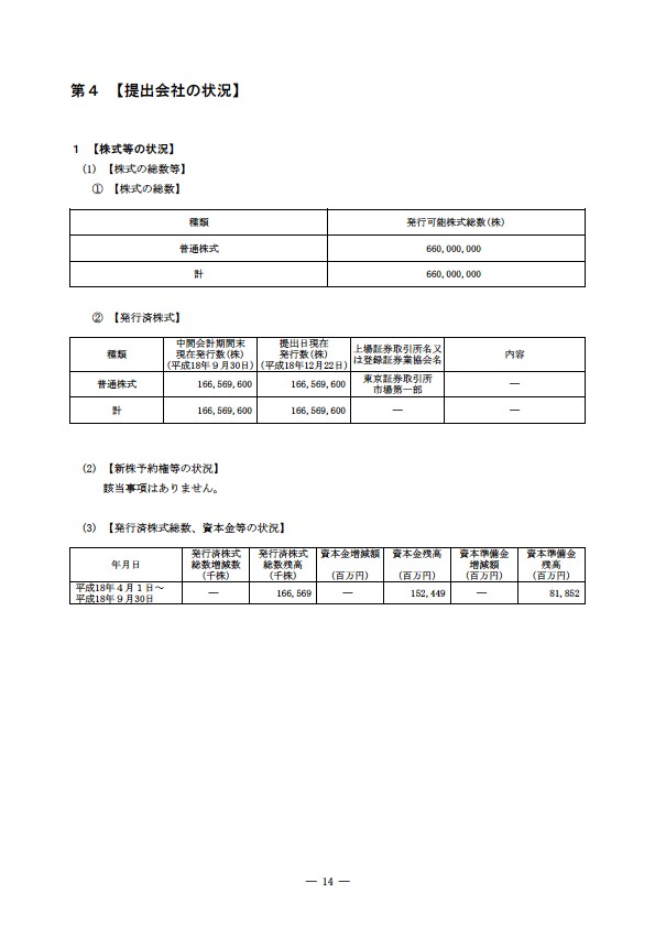 平成18年度　半期報告書 P17