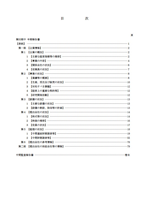 平成18年度　半期報告書 P3