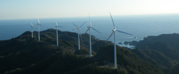 石廊崎の石廊崎風力発電所