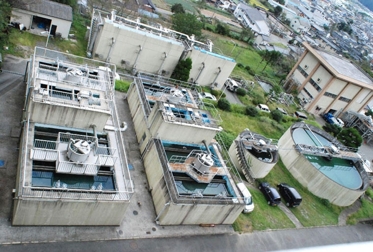 上寺浄水場　全景