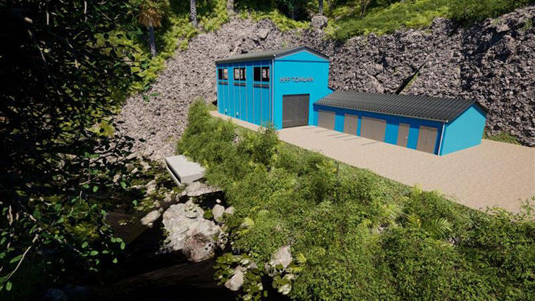 Tomuan水力発電所イメージ図