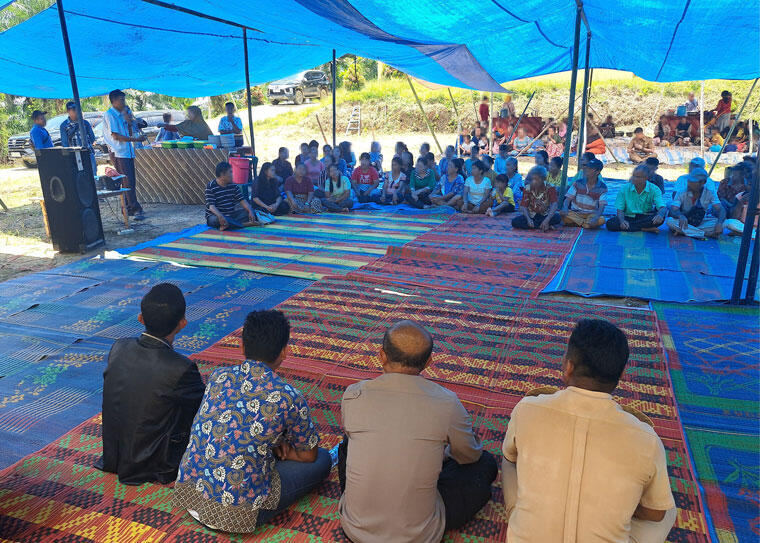 着工セレモニーの様子