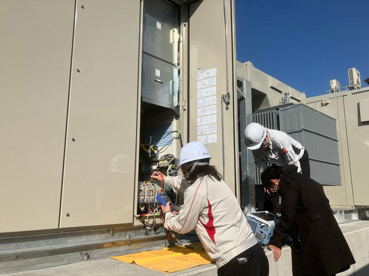 発動試験の様子