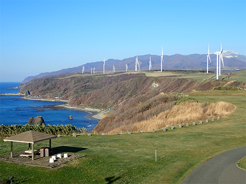 せたな大里ウインドファーム全景