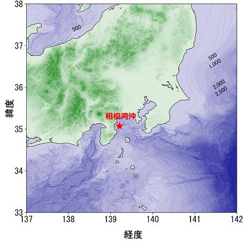 海域実験の実施箇所