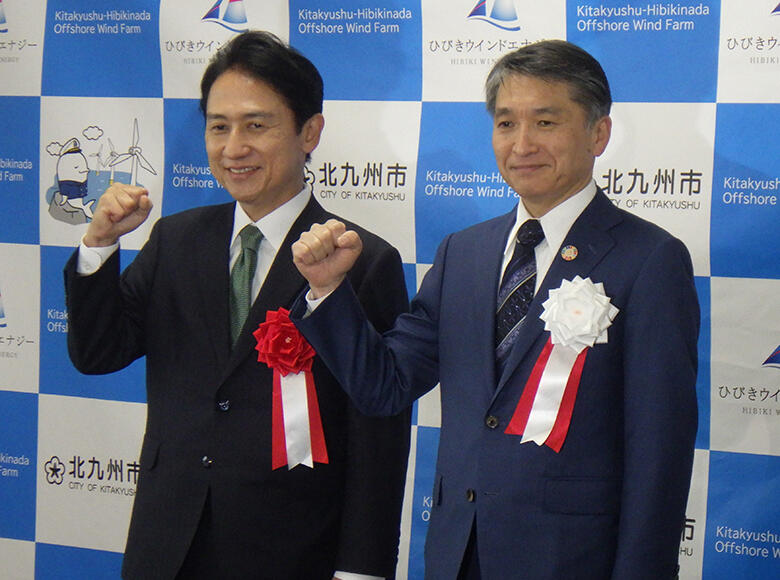 武内北九州市長と水町社長