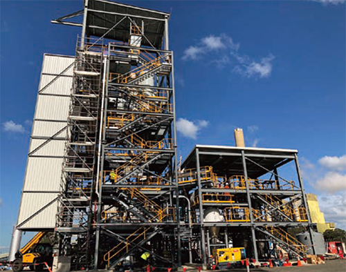 オーストラリアで建設が進む褐炭ガス化炉・水素製造試験設備（提供:HySTRA）