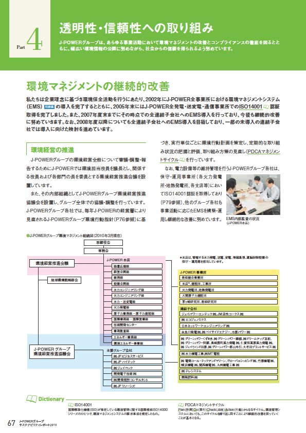 J-POWERグループ サステナビリティレポート 2010